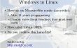Windows naar Linux