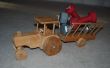 Onverwoestbare houten Tractor speelgoed