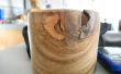 Recycle pallet hout in gedraaide kunst