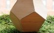 Gefacetteerd hout lichte kleurtinten - Dodecahedrons