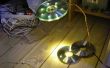 De USB-powered LED CD lamp