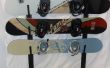 Mooie metalen Snowboard Rack