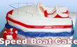 Hoe maak je een Speed boot taart