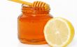 Honing en citroen huis remedie tegen griep, verkoudheid of verlichten