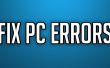 Fix PC fouten