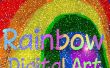 Digitale Rainbow - hoe u kunt inkleuren van kras
