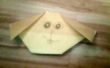 Origami hond gezicht