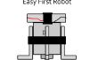 Gemakkelijk eerste Robot die draaiingen