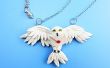 Harry Potter Hedwig Owl Polymer Clay ketting