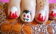 Eenvoudige Dracula nail art