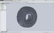 CAD model een band in SolidWorks