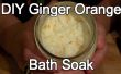 Ginger oranje Detox Bad Soak