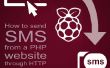 SMS verzenden vanuit een PHP website via HTTP met behulp van de Raspberry Pi
