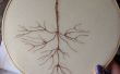 Geborduurde Inverted stamboom: familie wortels