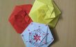 Origami zeshoekige envelop/tas
