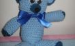 De Memorial Teddy Bear blauw