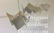 Origami bruiloft decoraties