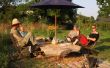Rustieke terrasplanken en tafelblad van boom Trunks