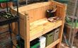 Recycling van cabine Bed in een Bench potgrond