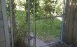 Meer privacy toevoegen aan keten-link fence met hout kunst