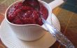 Zelfgemaakte Cranberry saus