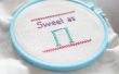 "Sweet als Pi" Cross Stitch