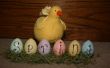 Snelle, eenvoudige en goedkope ei decoratie voor de lente! 