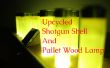 Upcycled Shotgun Shell en Pallet hout Lamp