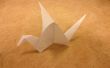 Origami fladderende Swan