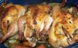 Cornish kippen met salie en knoflook gebraden