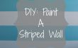 DIY: Schilderij A Striped muur