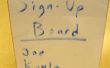 Sign-up Board Marker houder