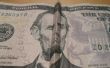 Geld trucs: How to make Abe Lincoln (op de 5 dollar bill) glimlach en frons. 