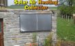 Zonne-lucht verwarming Collector voor onze steen Build Garden House