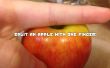 Splitsen van een appel met één vinger! 