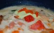Sushi Chowder soep met Wasabi zure room