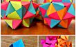 Post-It Origami icosaëder