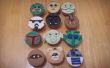 Star wars gezicht cupcakes