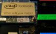 Intel Edison temperatuur logger met de RBG-LCD