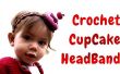 Haak Cupcake hoofdband