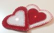 Hoe maak je Valentijn magnetische harten
