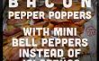 Mini paprika Baaaacon Poppers (glutenvrij) (Jalapeño gratis)