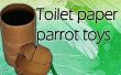 Toiletpapier rol papegaaien speelgoed