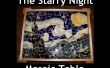 De sterrennacht mozaïek tabel