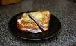 Klassieke warme Ham en kaas met een knoflook Italiaanse Twist