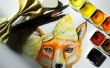 Hoe te schilderen van een vos in aquarel