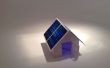 Zonne-energie pop-up papier huis