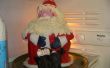 Santa Claus taart gemaakt door panettone en fondant