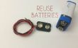 9V batterij clip van lege batterijen