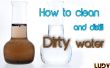 Hoe schoon en vuil Water destilleren